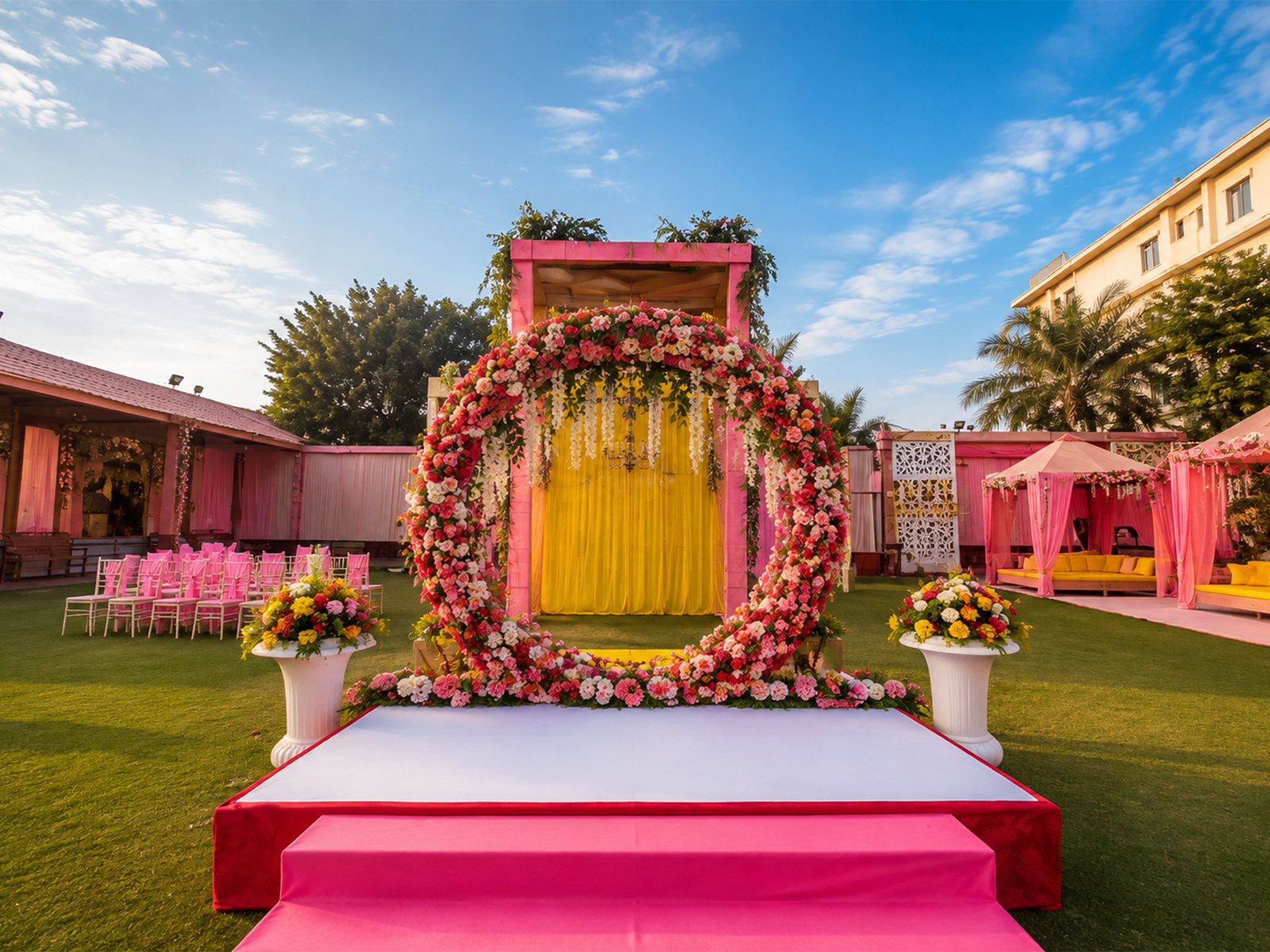 Varmala Stage Decoration