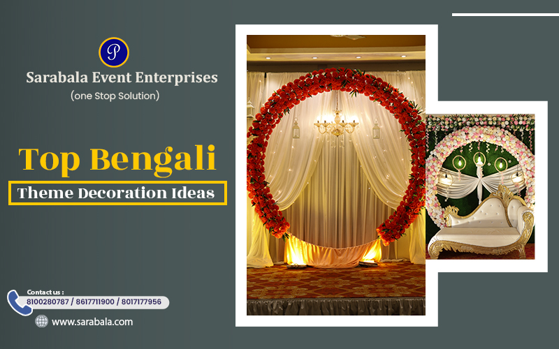 Top Bengali Theme Decoration Ideas for Your Wedding by Sarabala Event Enterprises 