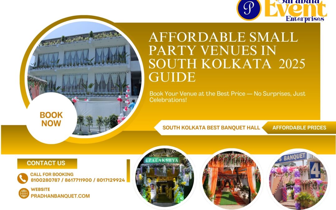 Affordable Small Party Venues in South Kolkata — 2025 Price List & Hidden Charges to Avoid